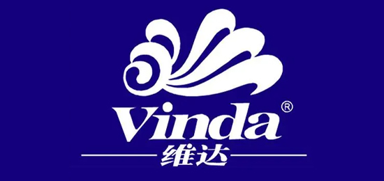 藍色經(jīng)典，柔美舒適，高雅潔凈的生活衛(wèi)生用品品牌-Vinda維達-LOGO設計內涵與品牌設計欣賞